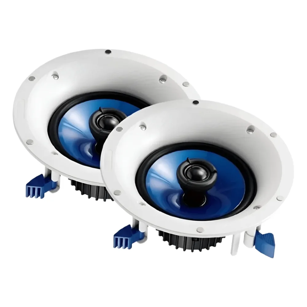 Bocinas de Plafón | 2 Vías | Residenciales | Woofer 8" | 140W | 8 Ohms | Color Blanco | Par
