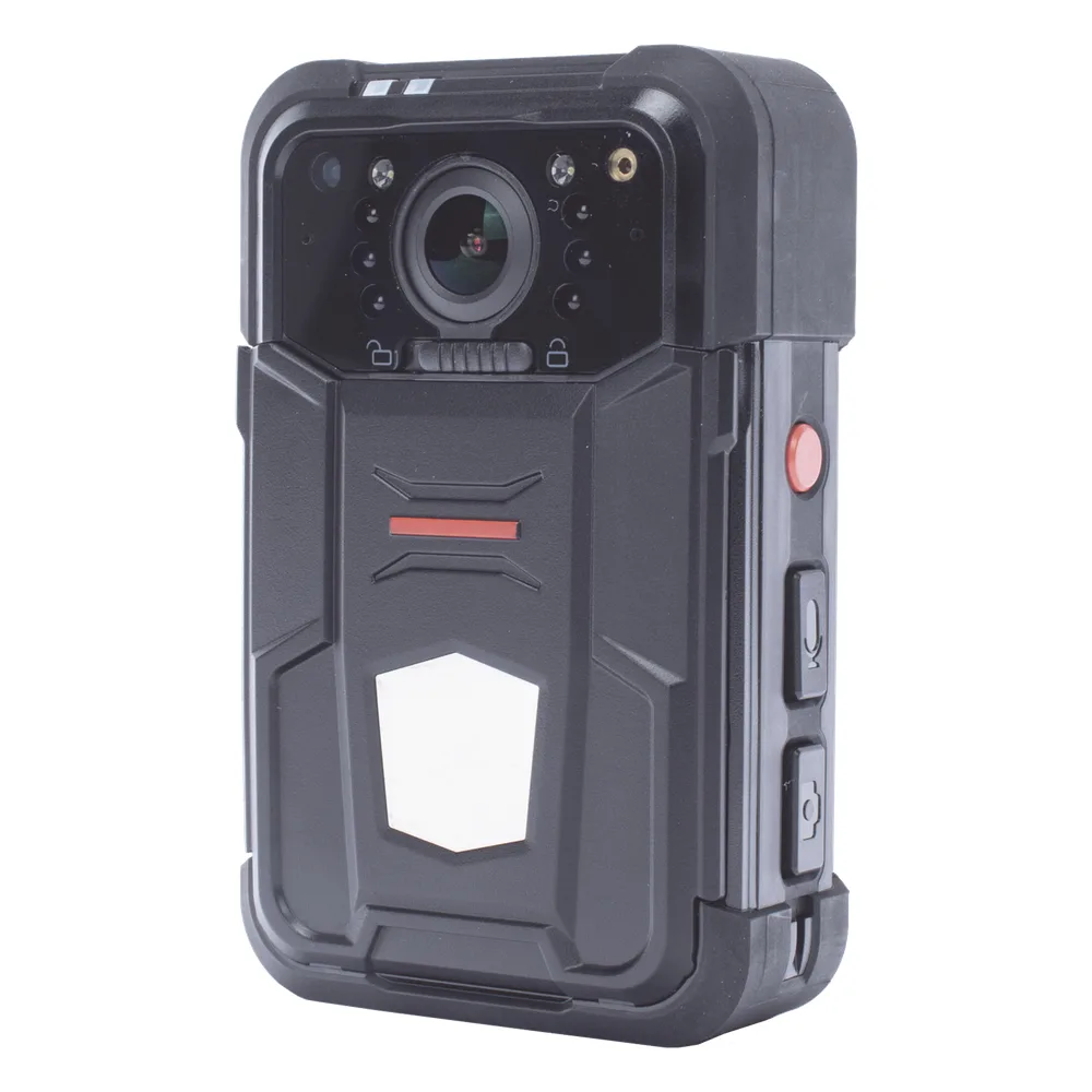 Body Camera Portátil / Grabación a 2K / Pantalla 2.4" LCD / IP67 / H.265 / 32 GB de Almacenamiento / GPS / WIFI / 3G y 4G / Fotos de Hasta 30 Megapixel / Micrófono Integrado – vista 2