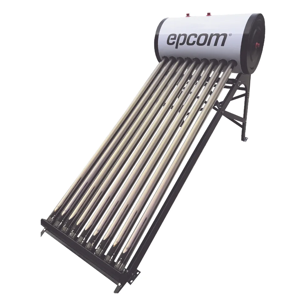 Bóiler Solar de 90L, Baja Presión con 9 Tubos de Vacío de Mayor Resistencia y Termotanque Inoxidable de Grado Alimenticio, Resistentes a Granizo de Hasta 25 mm/ l , Incluye Anodo de Magnesio
