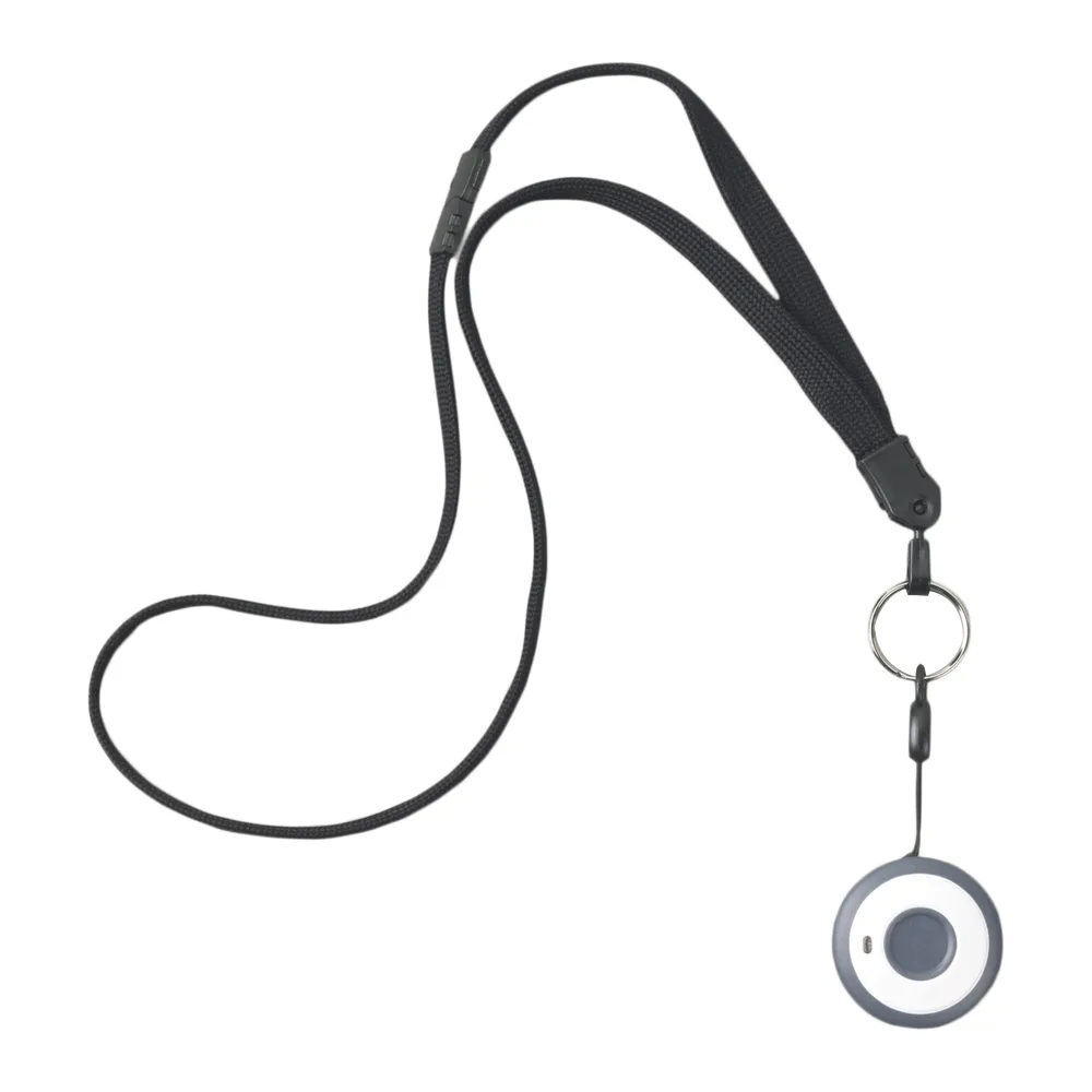 Botón de pánico inalámbrico portátil de un botón, resistente al agua, para pendiente, pulsera o clip, compatible con sistema Honeywell Home serie 5800 – vista 2
