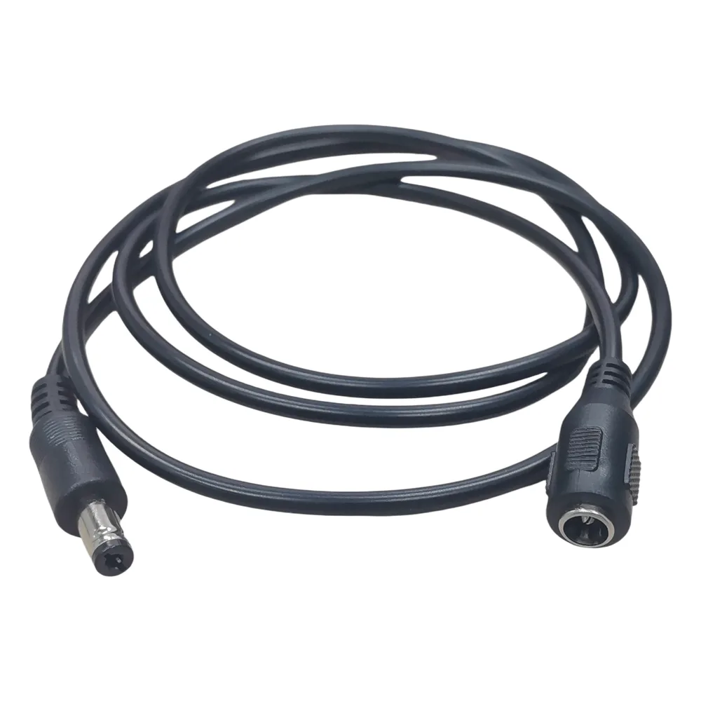 Cable con Conector Macho  ahembra (Pigtail) | Forro negro |  Alimentación para Vcc | Polarizado | Largo 1 metro | Calibre 22AWG. – vista 6