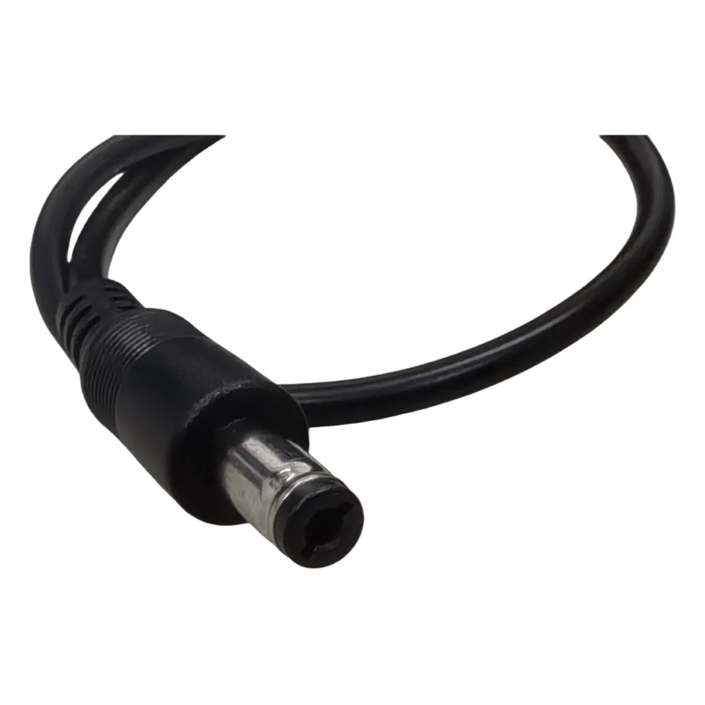 Cable con Conector Macho (Pigtail)  | Forro negro | Alimentación para Vcc con Puntas Libres / Polarizado / Largo 22 cm (8.66 Pulgadas) / Calibre 22AWG. – vista 4