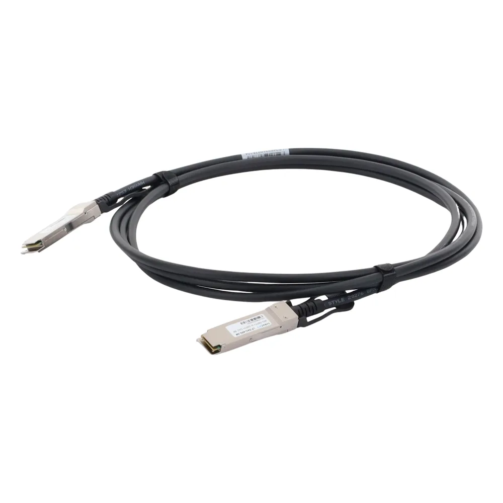 Cable DAC QSFP+ de 40 Gbps a 40 Gbps / Passive Direct Attach Copper Twinax Cable / Longitud: 3 metros – vista 2