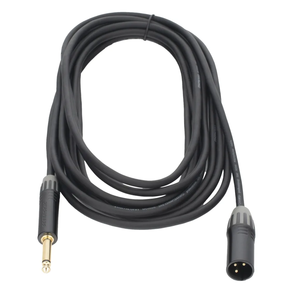 Cable de Audio | XLR 3 Polos Macho a Plug 1/4 in mono | Conector Seetronic Serie M SCMF3 - MP2X | Longitud 5m – vista 4