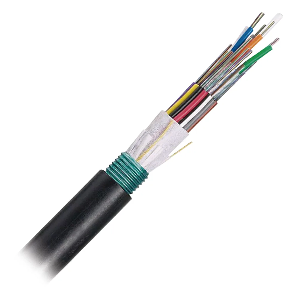 Cable de Fibra Óptica de 12 Hilos, OSP (Planta Externa), Armada, 250um, Monomodo OS2, Precio Por Metro