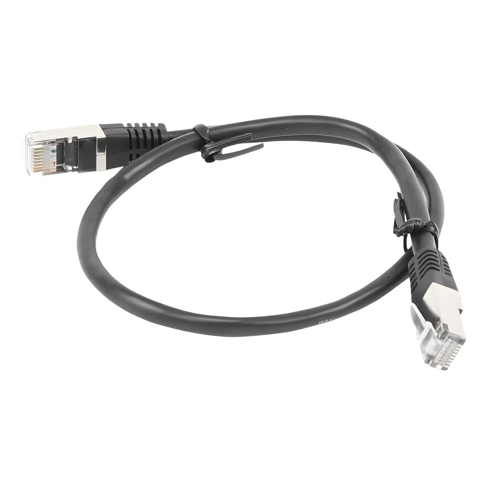 Cable de Parcheo FTP Cat5e - 0.5 Metros (1.64 Pies) - Negro – vista 3