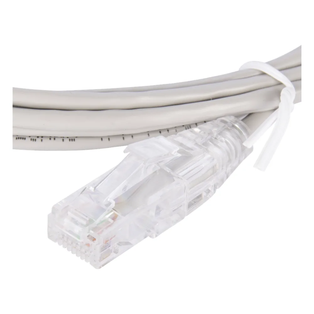 Cable de Parcheo Slim UTP Cat6 - 3 Metros (9.84 Pies) Gris Diámetro Reducido (28 AWG) – vista 3