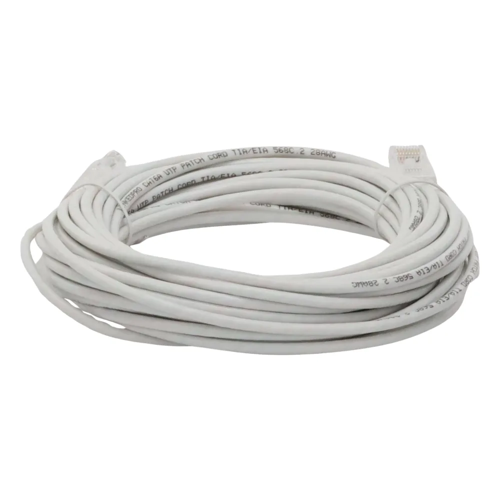Cable de Parcheo Slim UTP Cat6A - 10 Metros (32.81 Pies) Blanco, Diámetro Reducido (28 AWG) – vista 5