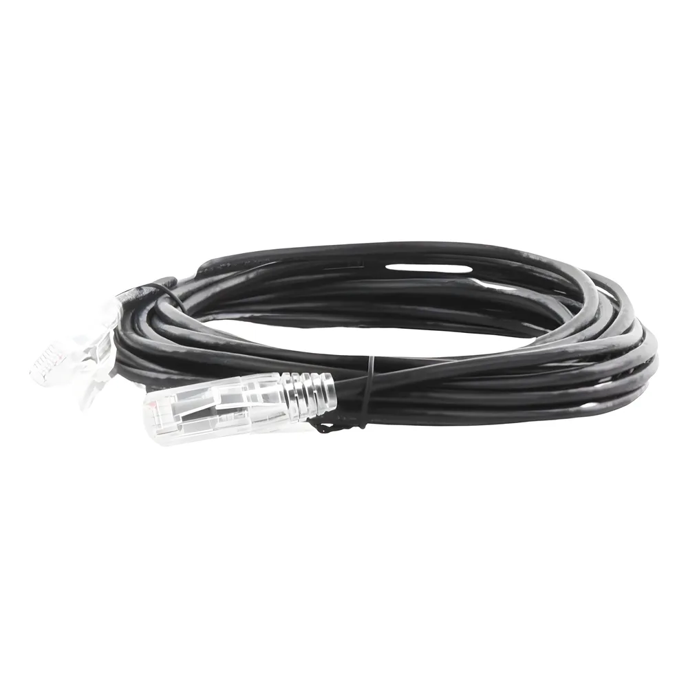 Cable de Parcheo Slim UTP Cat6A - 5 Metros (16.40 Pies) Negro, Diámetro Reducido (28 AWG) – vista 2