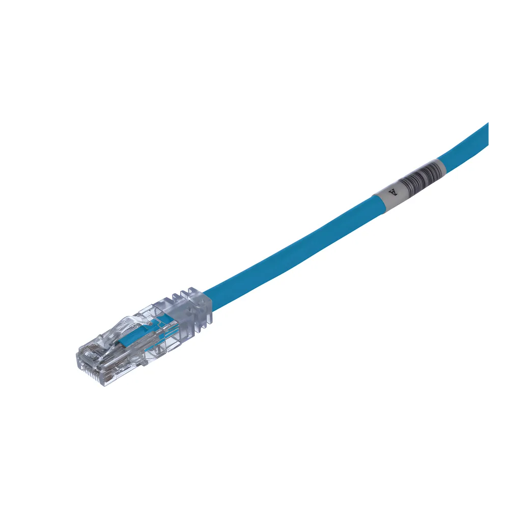 Cable de Parcheo TX6, UTP Cat6, 24 AWG, CM, Color Azul, 7.01 Metros (23 Pies)
