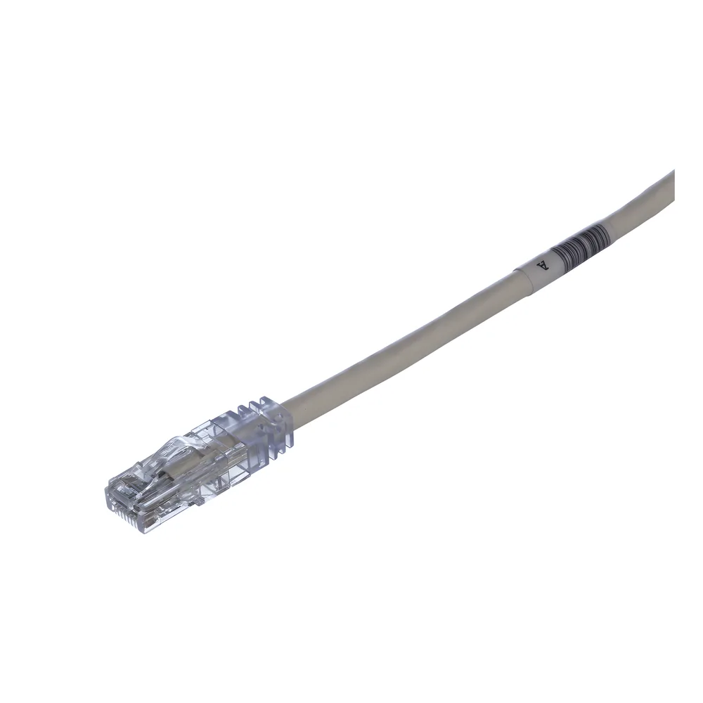 Cable de Parcheo TX6, UTP Cat6, 24 AWG, CM Color Blanco Mate, 0.61 Metros (2 Pies)