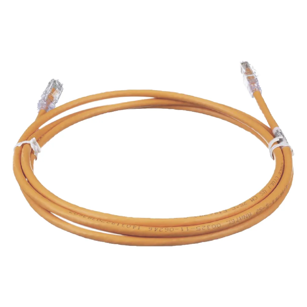 Cable de Parcheo TX6, UTP Cat6, 24 AWG, CM, Color Naranja, 0.91 Metros (3 Pies) – vista 4