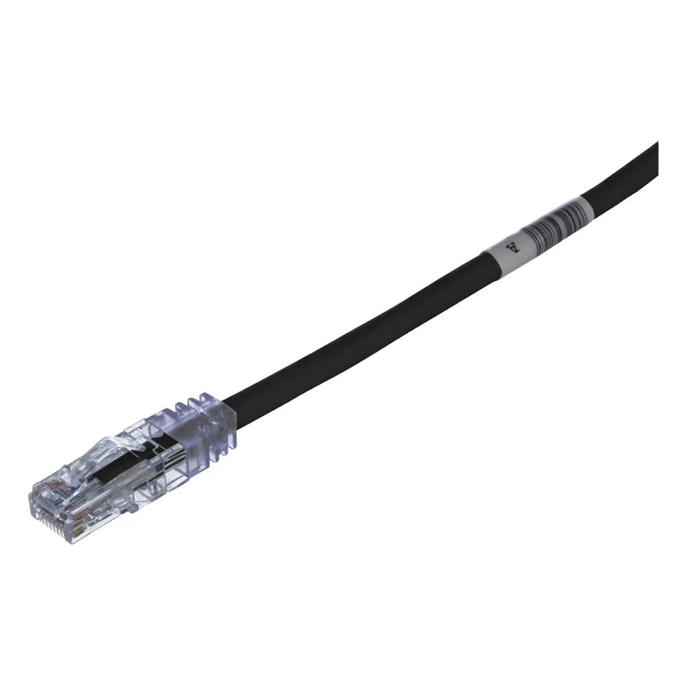 Cable de Parcheo TX6, UTP Cat6, 24 AWG, CM, Color Negro, 3.05 Metros (10 Pies)