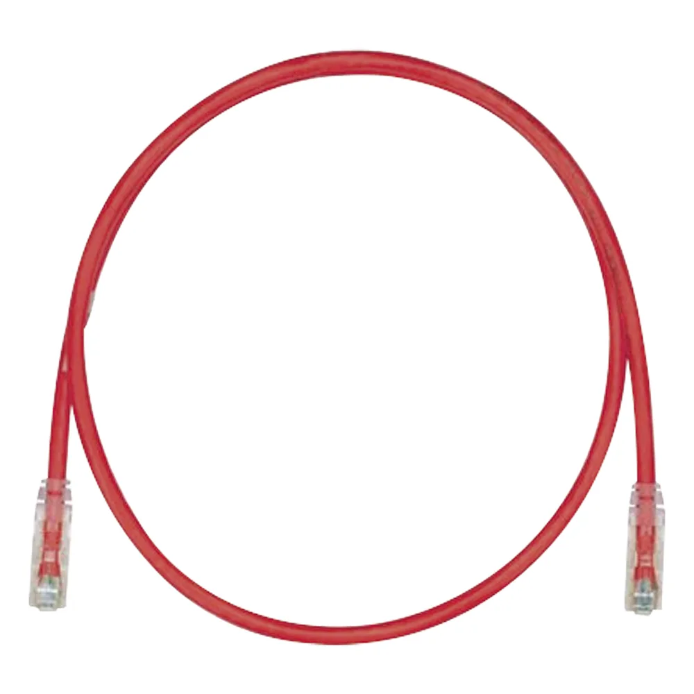 Cable de Parcheo TX6, UTP Cat6, 24 AWG, CM, Color Rojo, 0.91 Metros (3 Pies)