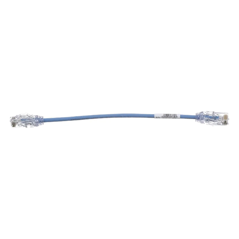 Cable de Parcheo TX6, UTP Cat6, Diámetro Reducido (28AWG), Color Azul, 20 cm (7.87 pulgadas) – vista 2