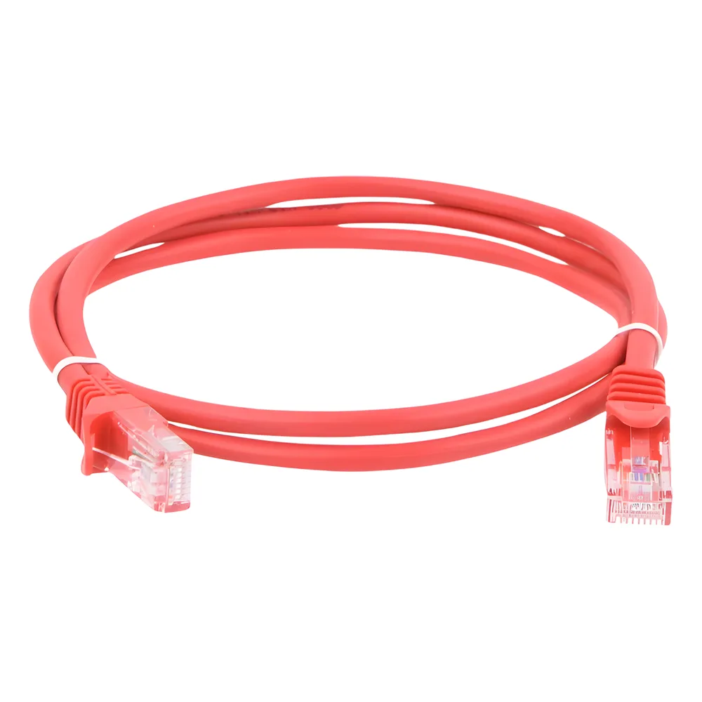Cable de Parcheo UTP Cat5e - 1 Metro (3.28 Pies) - Rojo – vista 2