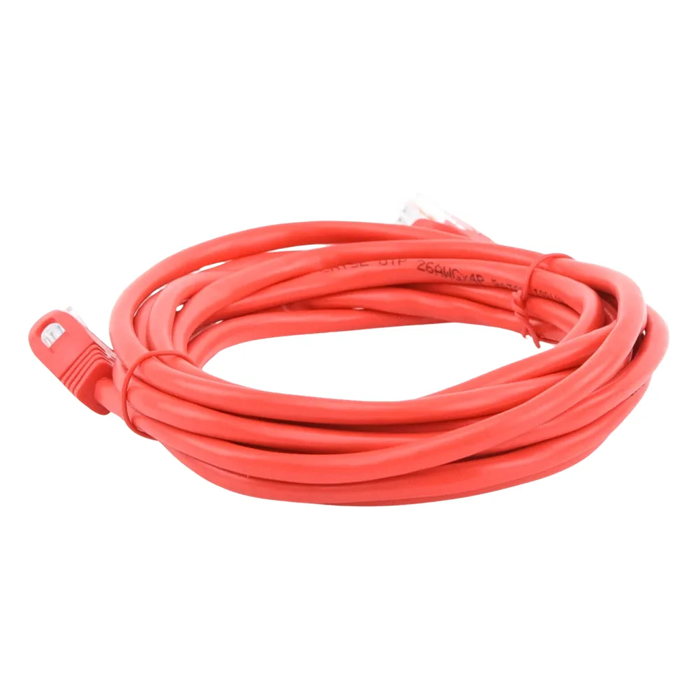 Cable de Parcheo UTP Cat5e - 3.0 Metros (9.84 Pies) - Rojo – vista 3