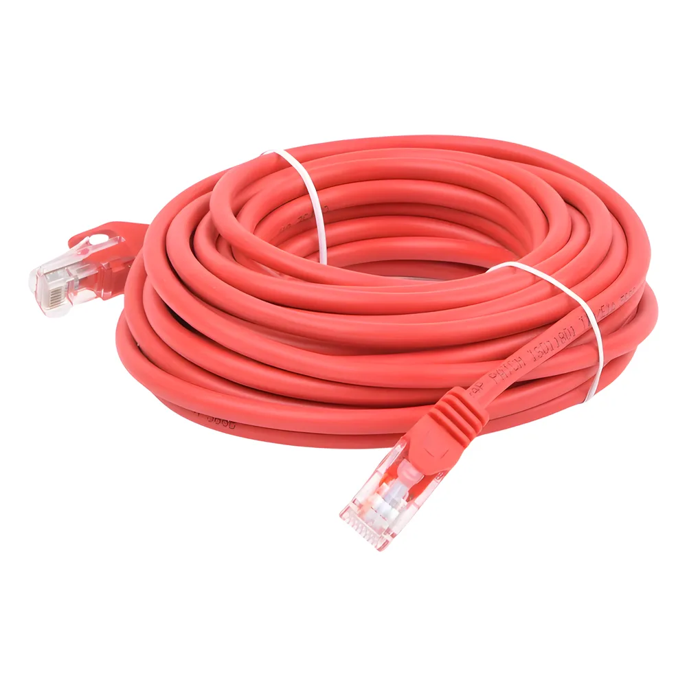 Cable de Parcheo UTP Cat5e - 7.0 Metros (22.97 Pies) - Rojo – vista 4
