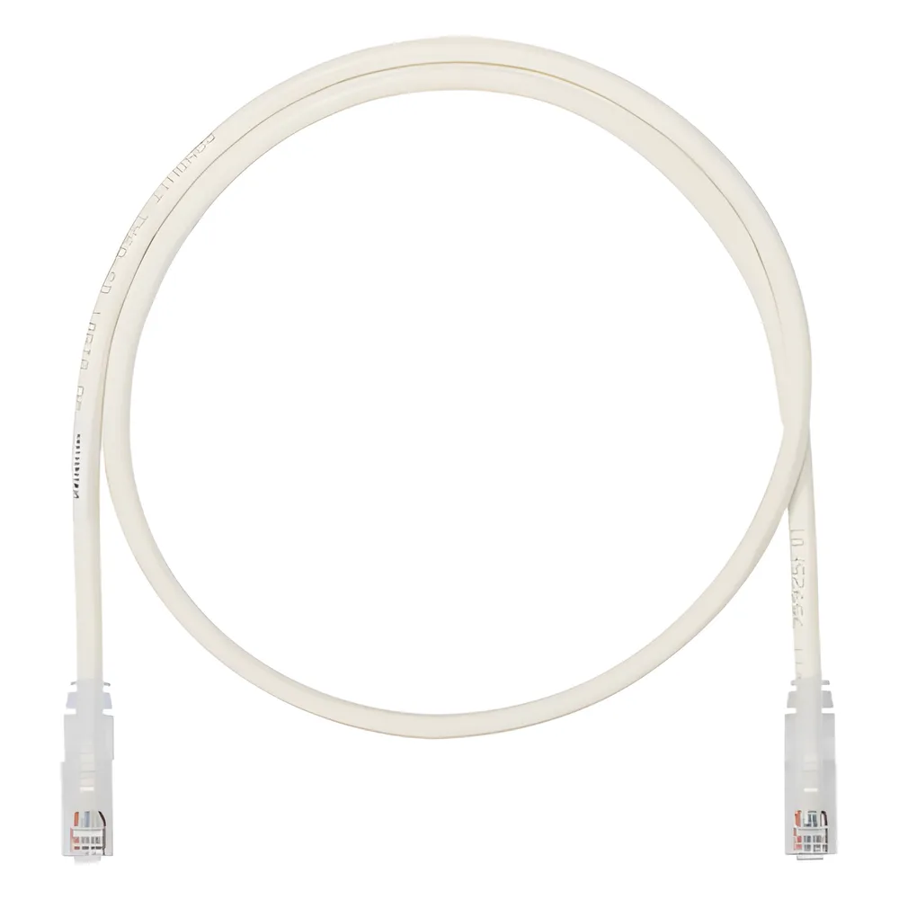 Cable de Parcheo UTP, Cat6A, 24 AWG, CM, Color Blanco, 2.13 Metros (7 Pies)