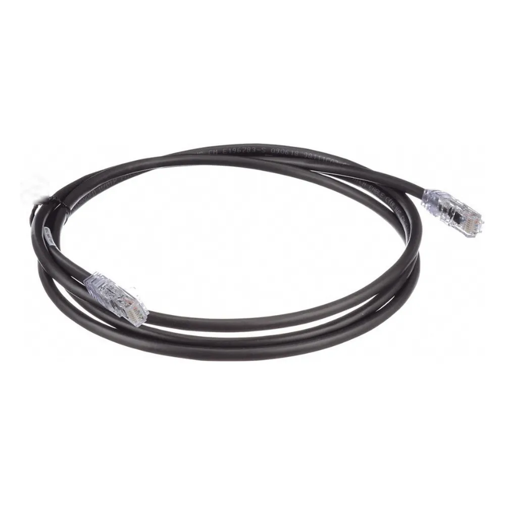Cable de Parcheo UTP, Cat6A, 24 AWG, CM, Color Negro, 2.13 Metros (7 Pies) – vista 2