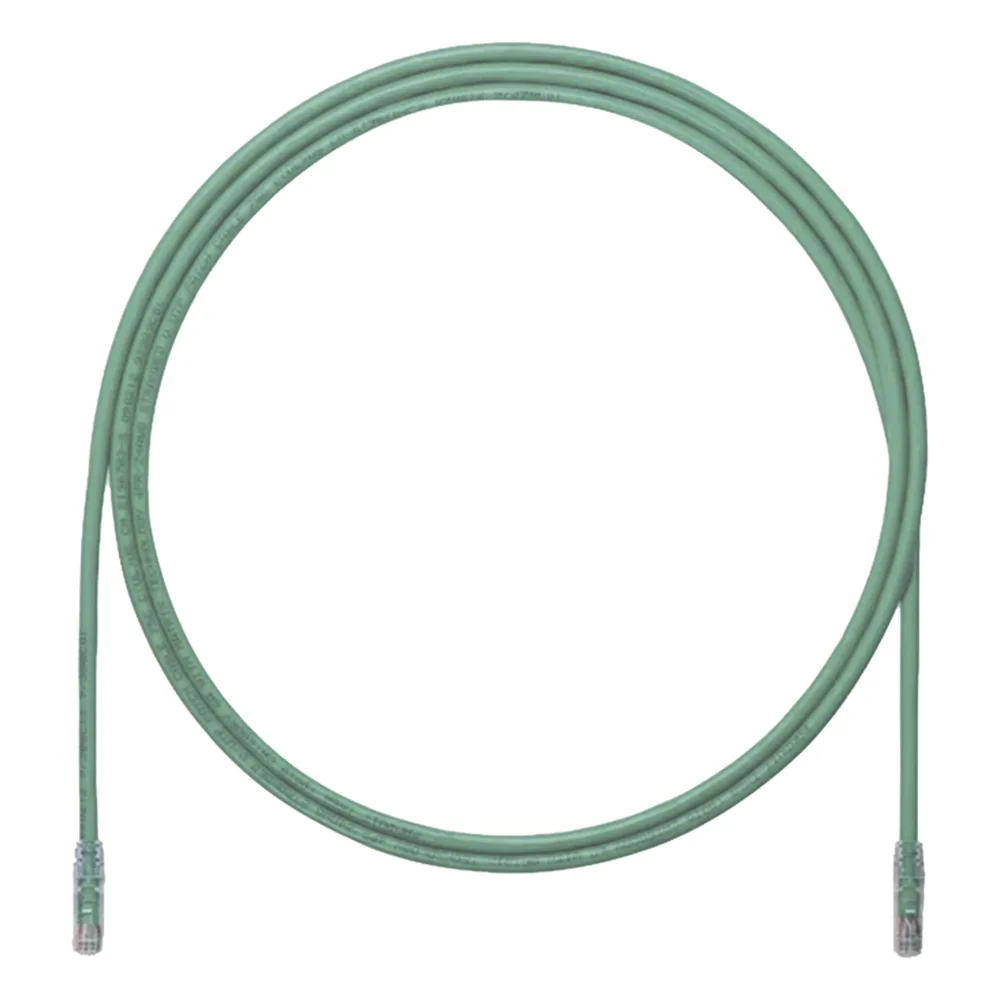 Cable de Parcheo UTP, Cat6A, 24 AWG, CM, Color Verde, 1.52 Metros (5 Pies)