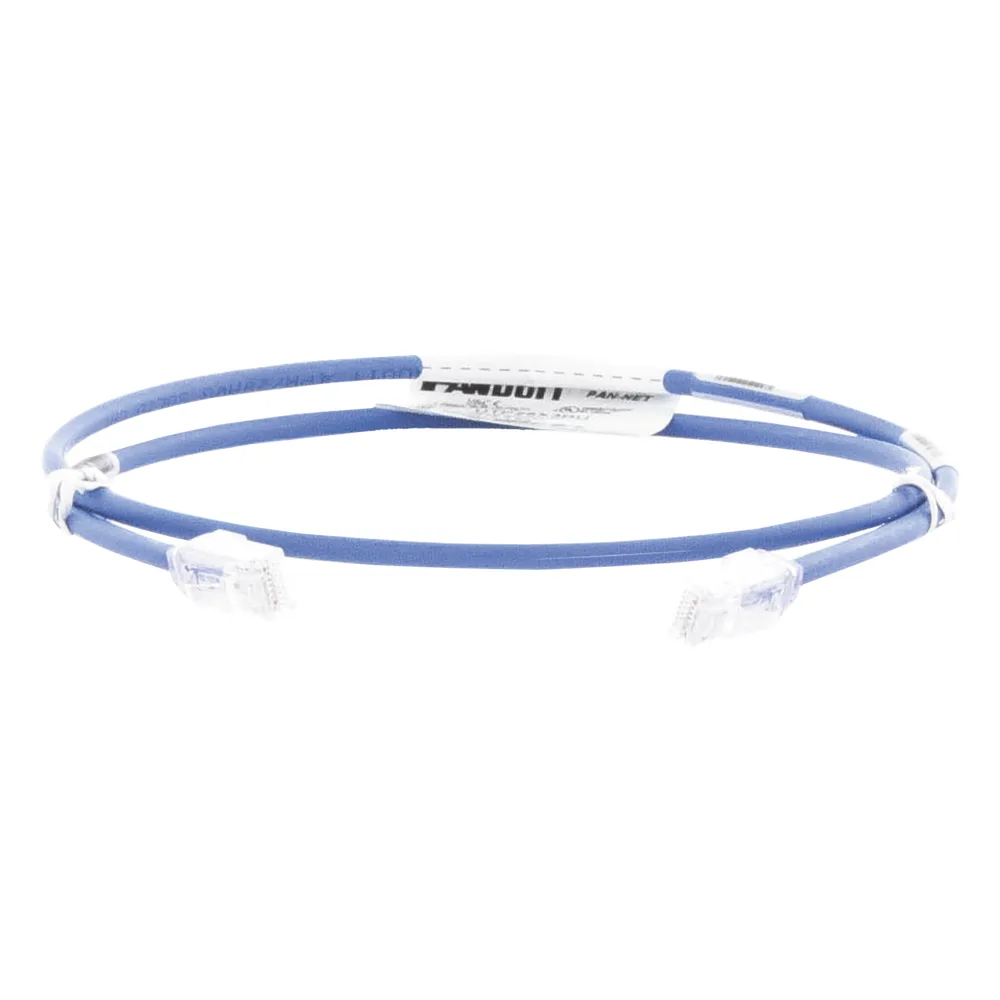 Cable de Parcheo UTP Cat6A, CM/LSZH, Diámetro Reducido (28AWG), Color Azul, 0.91 Metros (3 Pies) – vista 2