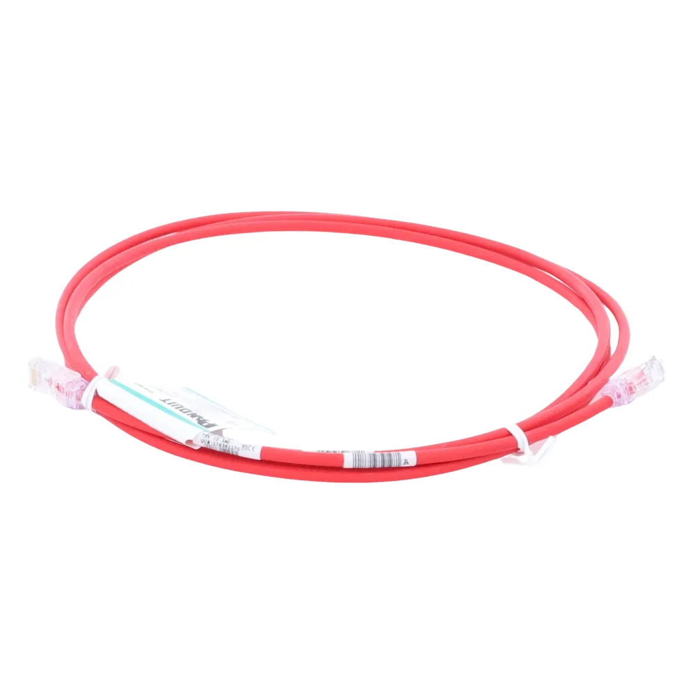 Cable de Parcheo UTP Cat6A, CM/LSZH, Diámetro Reducido (28AWG), Color Rojo, 2.13 Metros (7 Pies) – vista 4