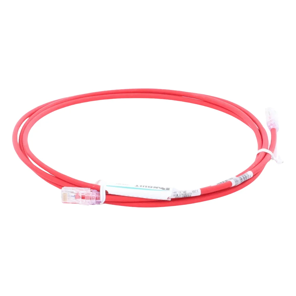 Cable de Parcheo UTP Cat6A, CM/LSZH, Diámetro Reducido (28AWG), Color Rojo, 2.13 Metros (7 Pies) – vista 7