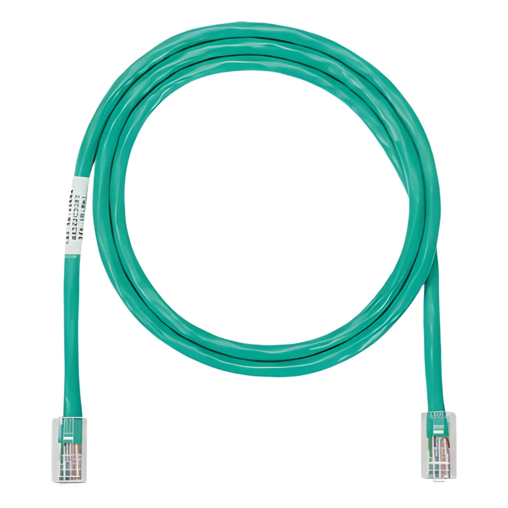 Cable de Parcheo UTP Categoría 5e, con Plug Modular en Cada Extremo - 4.3 Metros (14.11 Pies) - Verde