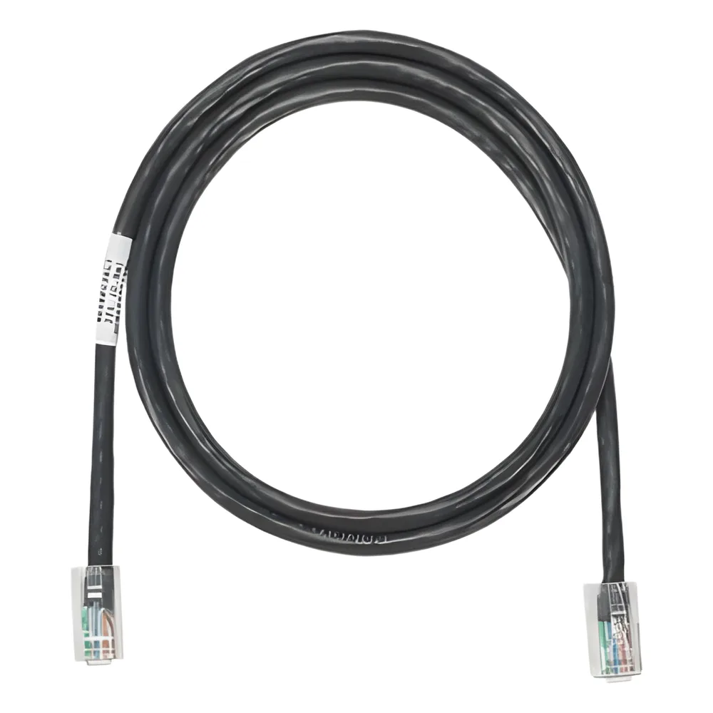 Cable de Parcheo UTP Categoría 5e, con Plug Modular en Cada Extremo - 6 Metros (19.69 Pies) - Negro