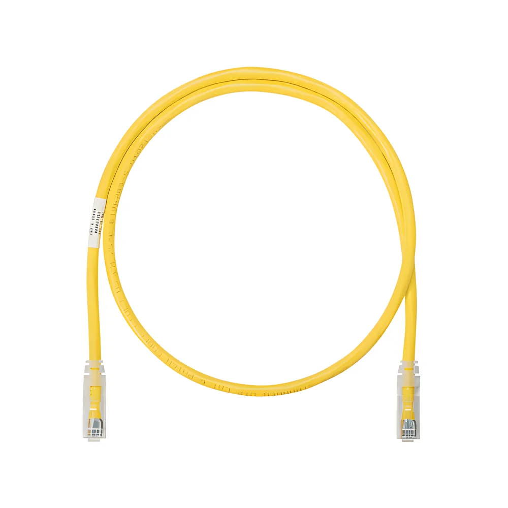 Cable de Parcheo UTP Categoría 6, con Plug Modular en Cada Extremo - 1 Metro (3.28 Pies) - Amarillo