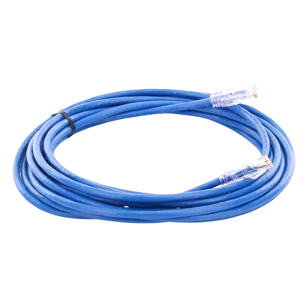 Cable de Parcheo UTP Categoría 6, con Plug Modular en Cada Extremo - 6 Metros (19.69 Pies) - Azul – vista 2