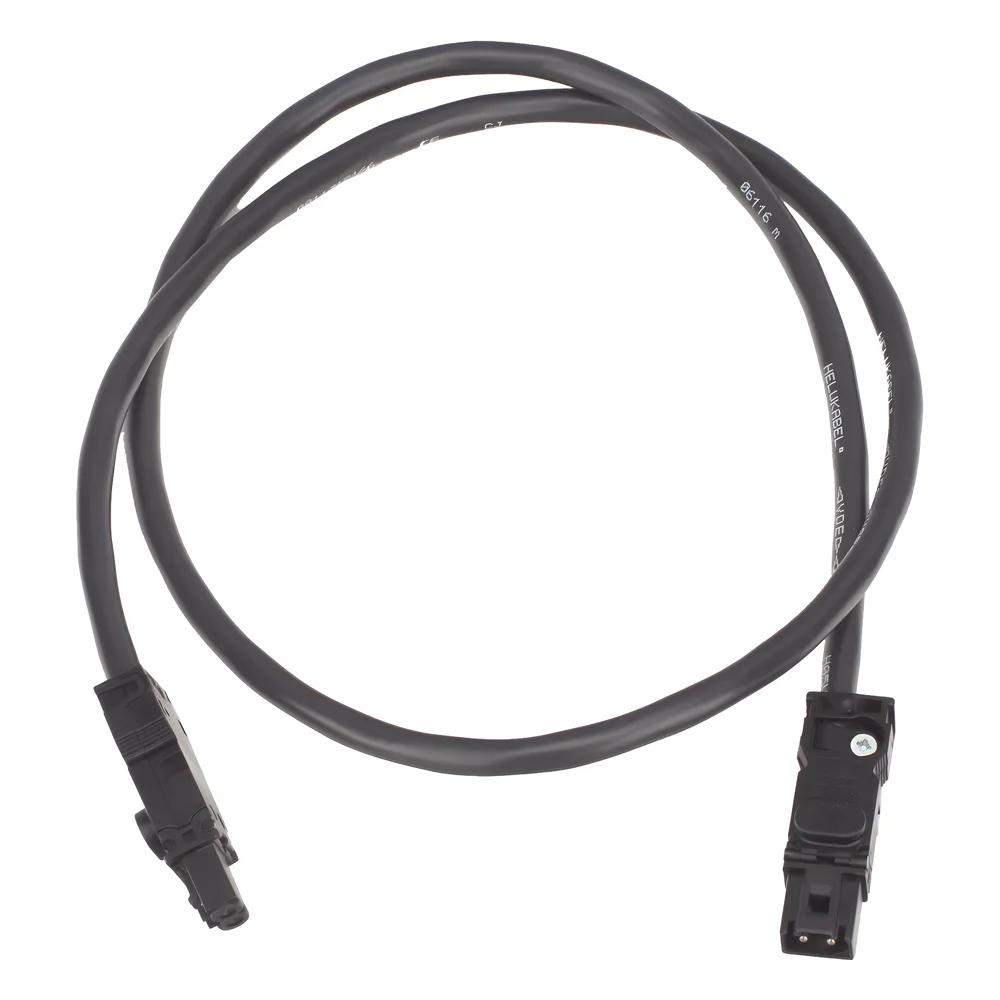 Cable de unión para Lámparas LED CEL550M HOFFMAN color negro 1 metro – vista 2