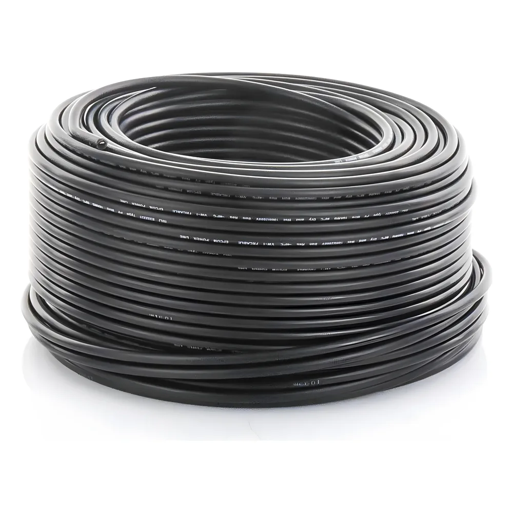 Cable Fotovoltaico Negro / 6mm² (10AWG) / Material COBRE /  2000V / Rollo de 100m – vista 2