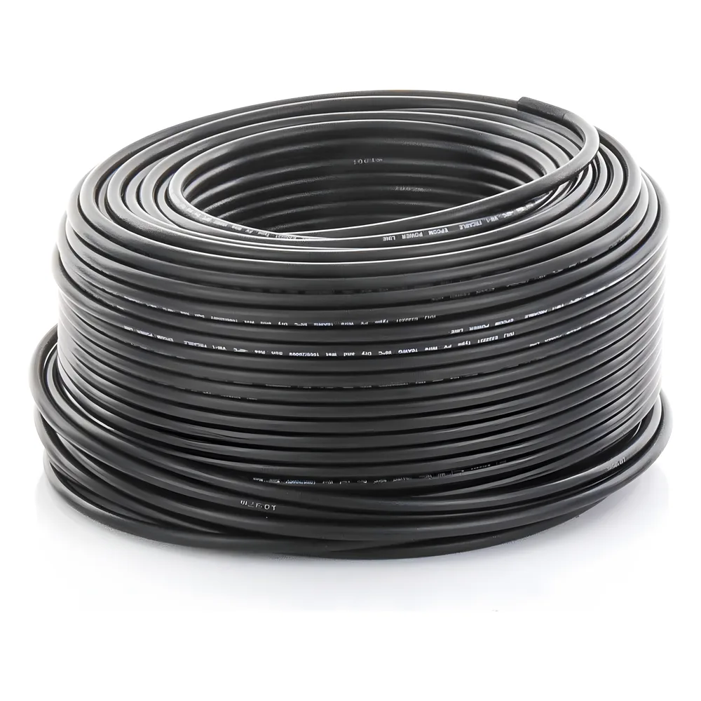 Cable Fotovoltaico Negro / 6mm² (10AWG) / Material COBRE /  2000V / Rollo de 100m – vista 4