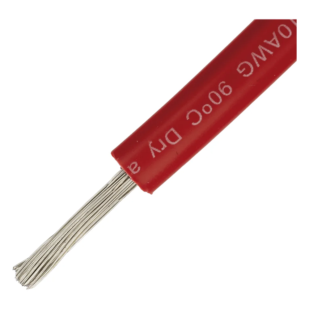 Cable Fotovoltaico Rojo  / 16 mm² ( 6 AWG) / Material COBRE / 2000V / Rollo de 50 m – vista 4