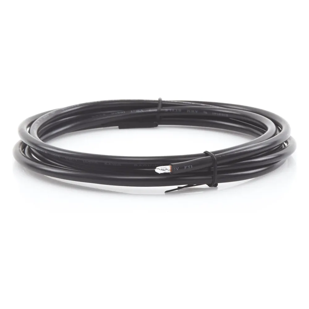 Cable para Controlador, 3.0 m, Negro, Calibre 8 AWG con Terminal de Ojo en un Extremo – vista 3