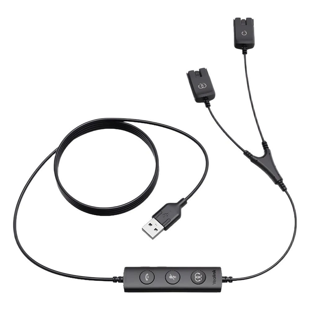 Cable para Entrenamiento en “Y” para Diademas Yealink de la Serie YHS (10 PIEZAS)