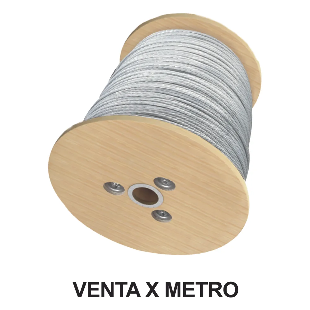 Cable Retenida 7 Hilos, Resistencia 1293 Kg. Diámetro 3/16" (Venta x metro).