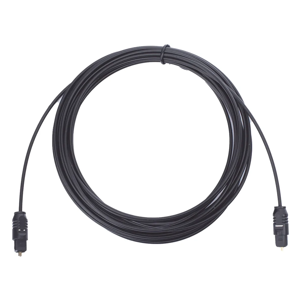Cable Toslink de Fibra Óptica de 4.6m | Ideal para Mandar Audio Digital para Sistemas de Alta Calidad | Compatible con Amplificadores VSSL