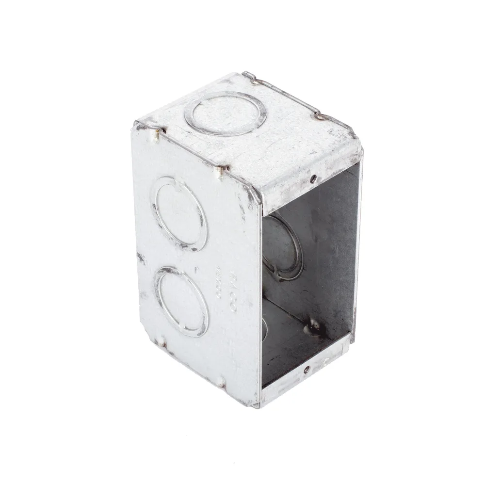 Caja (Chalupa) Multigang de 1 Gang/ Profundidad de 2-1/2 Pulgadas (6.35 cm)/ 8 TKO (1/2 y 3/4). – vista 5