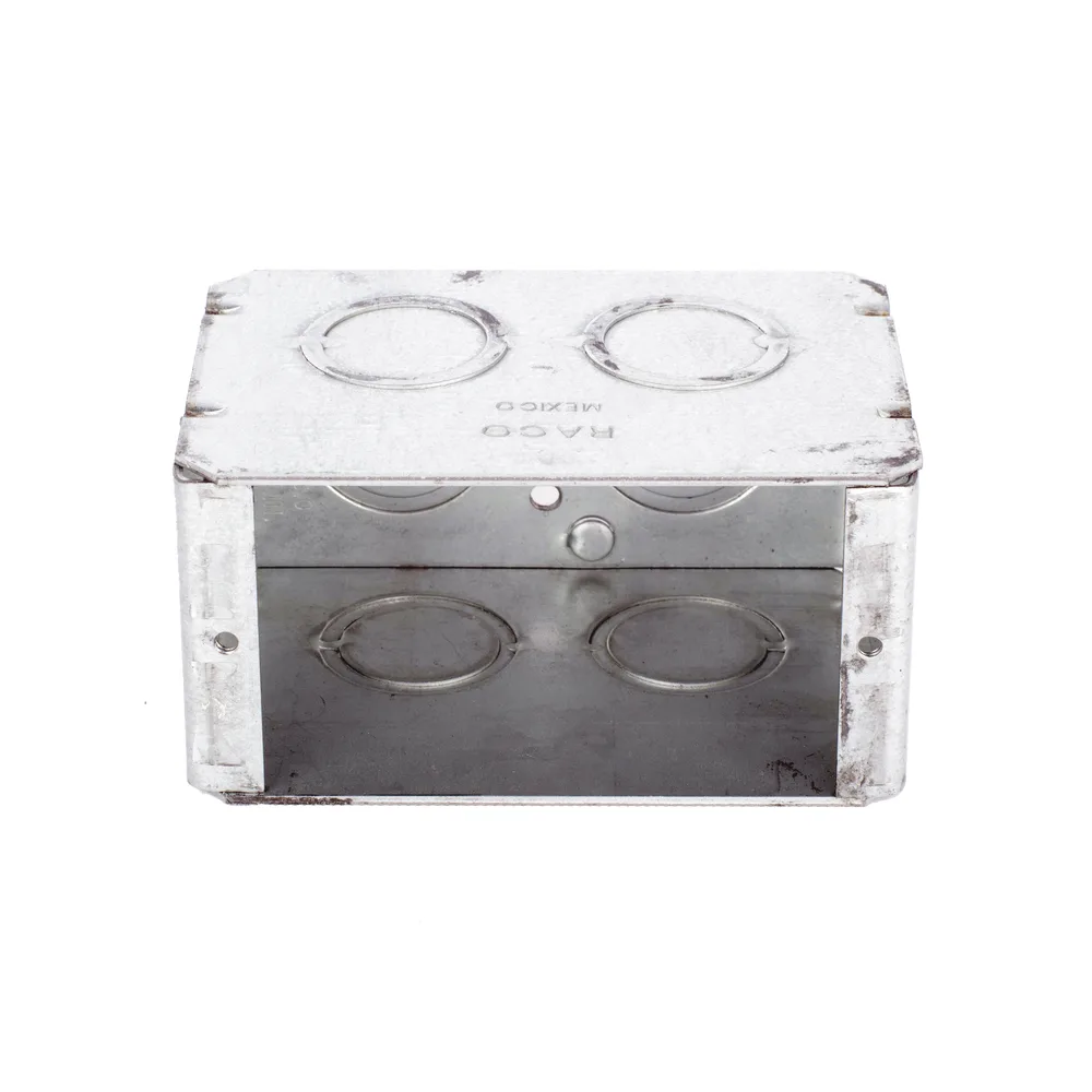 Caja (Chalupa) Multigang de 1 Gang/ Profundidad de 2-1/2 Pulgadas (6.35 cm)/ 8 TKO (1/2 y 3/4). – vista 8