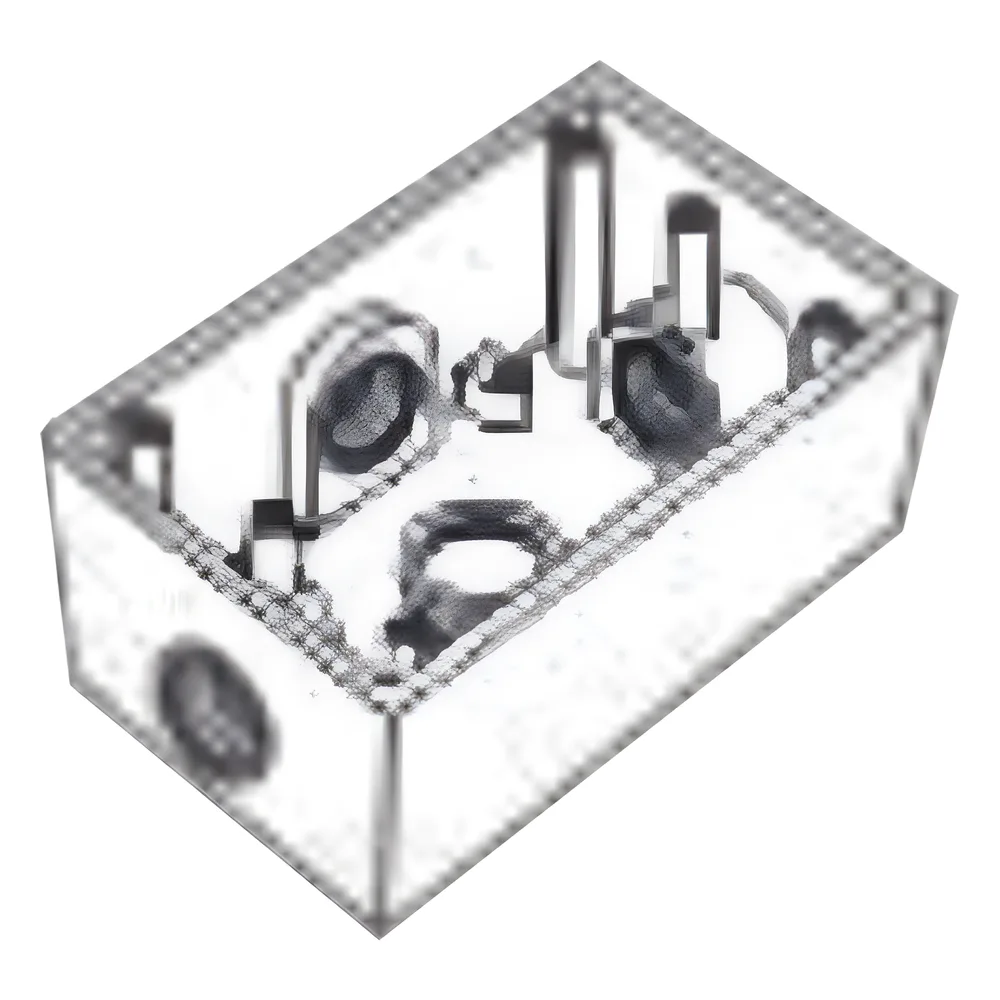 Caja Condulet FS de 1" (25.4 mm) con cuatro bocas a prueba de intemperie.