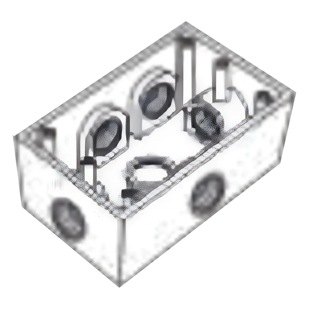Caja Condulet FS de 1/2" (12.7 mm) con seis bocas a prueba de intemperie.