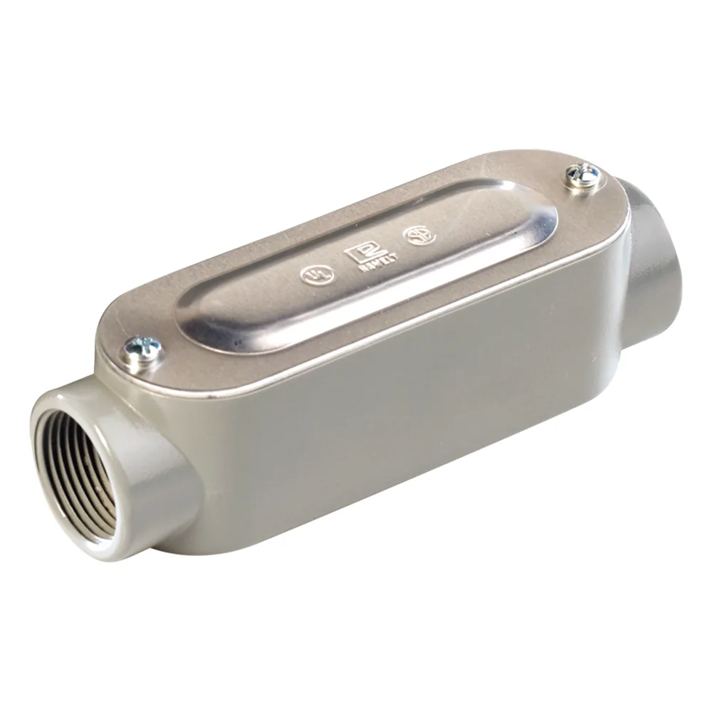 Caja Condulet tipo C de 1" (25.4 mm) Incluye tapa y tornillos.