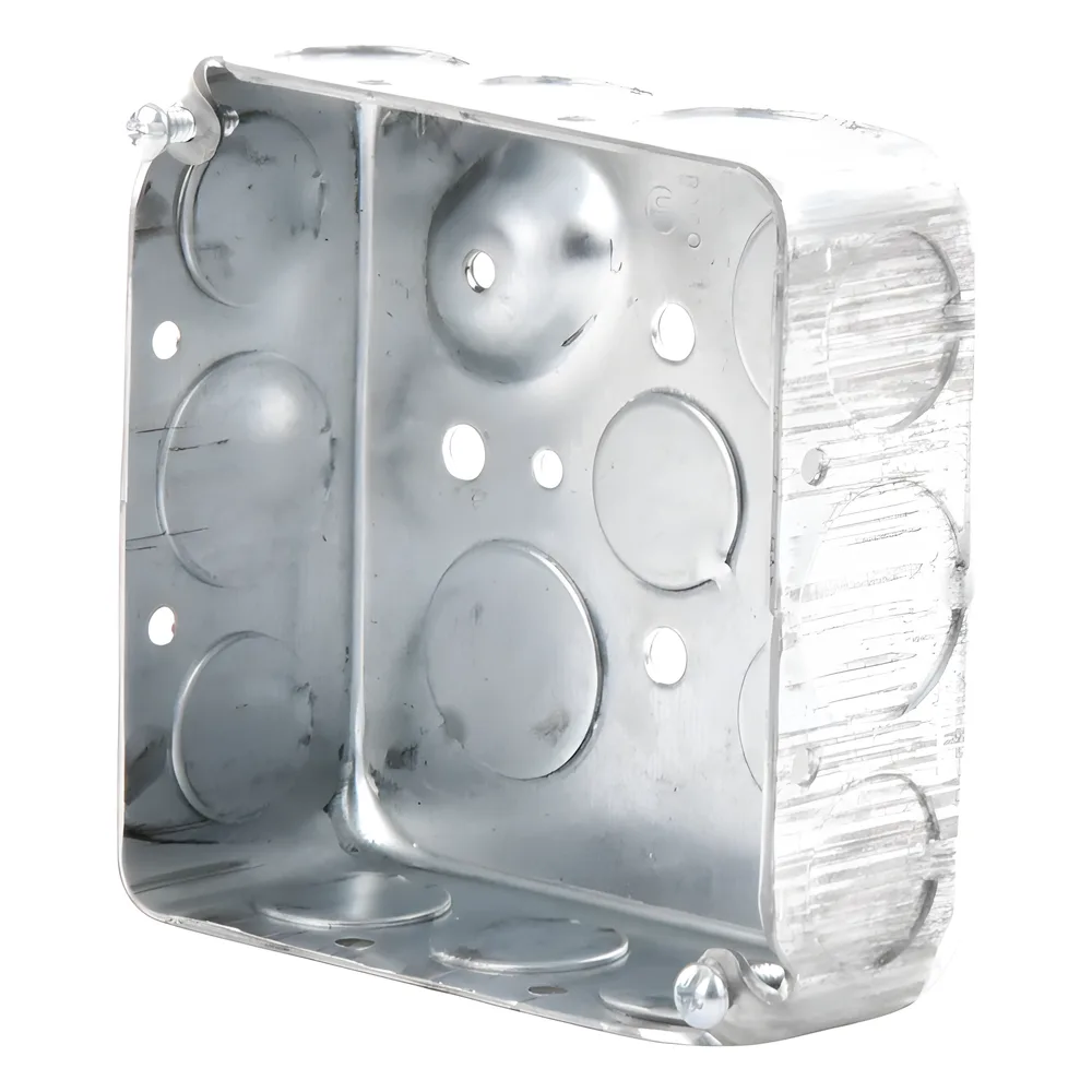 Caja Cuadrada 4 x 4"/ Profundidad 1- 1/2"/ Cuenta con 11 Entradas de 1/2" y 6 de 3/4".. – vista 2