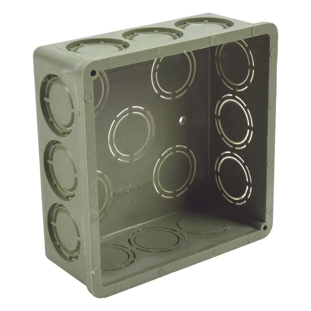 Caja Cuadrada  de 1/2" - 3/4" para PVC Conduti Pesado. – vista 3