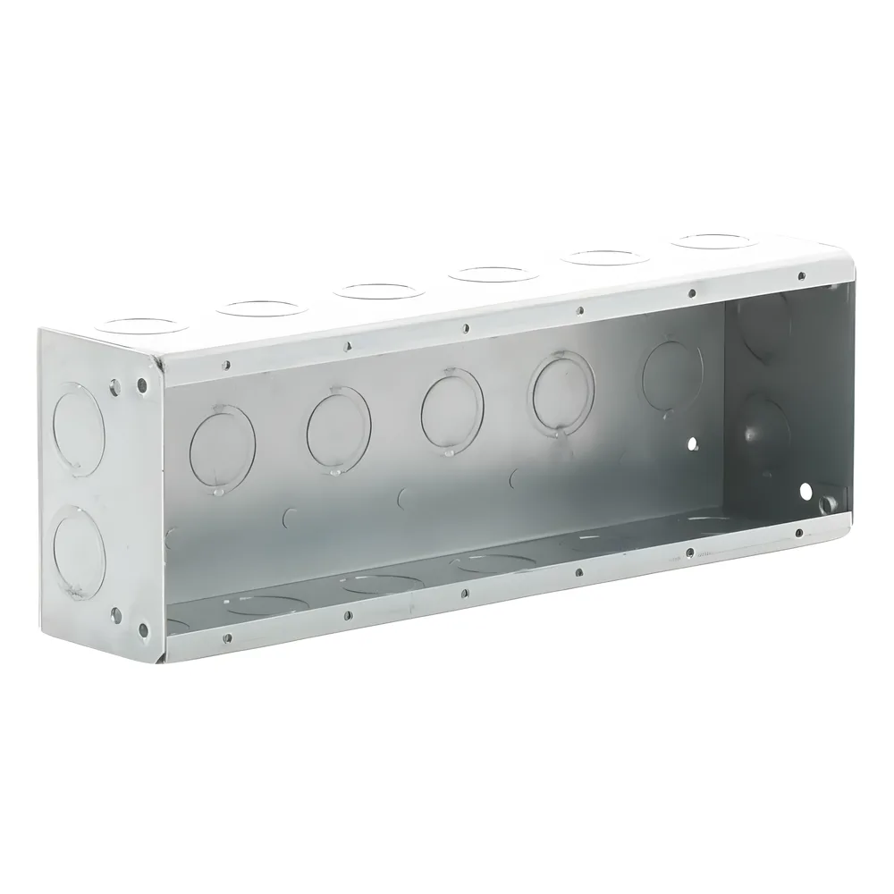 Caja de 6 Gang/Profundidad 2 1/2"/28 Entradas 1/2"-3/4". – vista 2