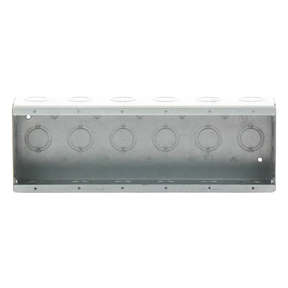 Caja de 6 Gang/Profundidad 2 1/2"/28 Entradas 1/2"-3/4". – vista 5