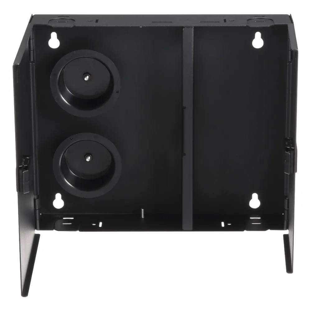 Caja de Conexión de Fibra Óptica, Para Montaje en Pared, Acepta 2 Placas FAP o FMP, Hasta 48 Fibras, Color Negro – vista 2
